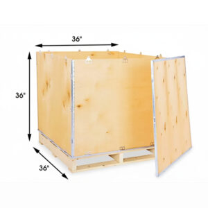 36x36x36″ Wood Crate