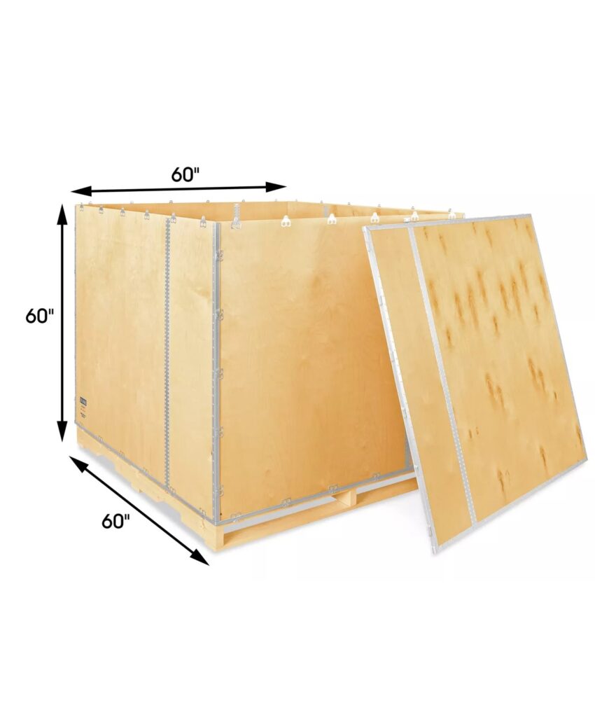 60x60x60 wood crate