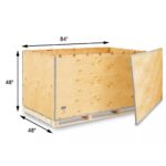 84x48x48 wood crate