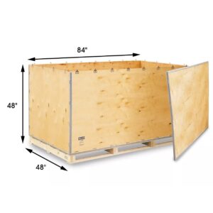 84x48x48 wood crate