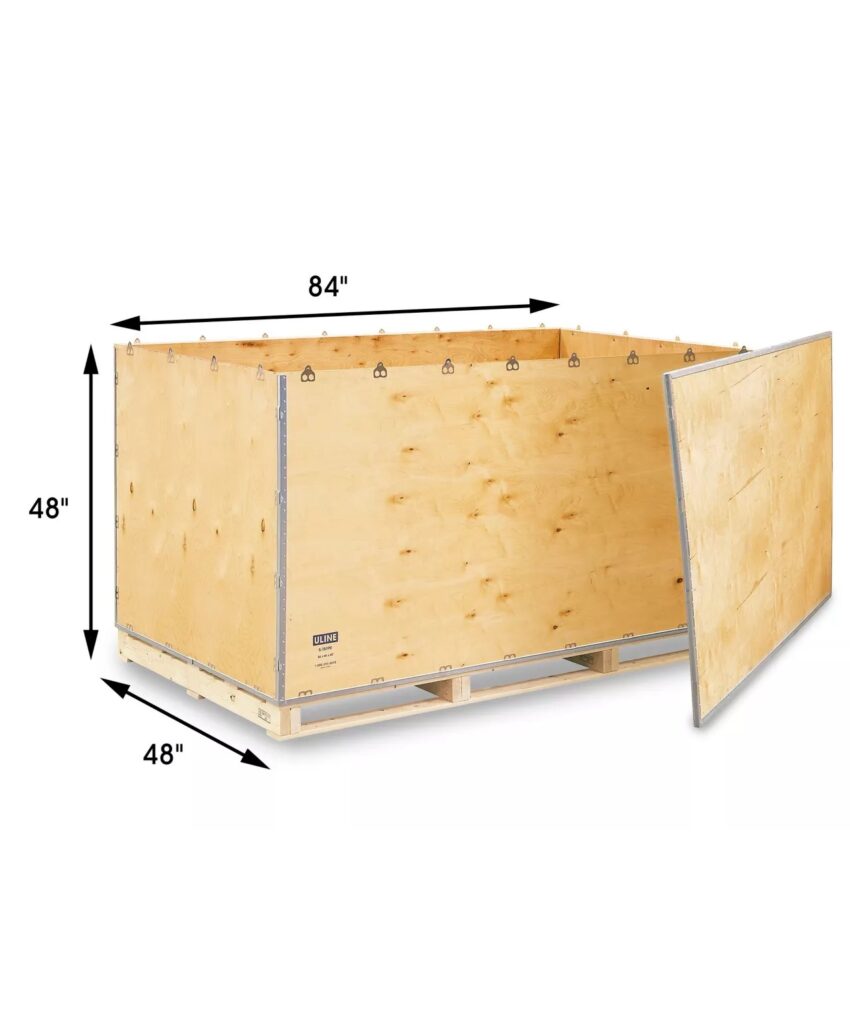 84x48x48 wood crate